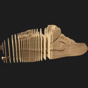 Картонный 3D пазл-конструктор Cartonic Кроссовок (Sneaker) (CARTMSNK)