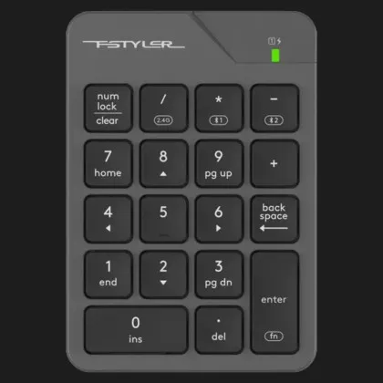 Клавіатура цифрова A4Tech FBK21C (Smoky Gray)