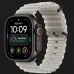 Apple Watch Ultra 4 GPS + LTE, 49mm Black Titanium Case with Translucent Gray Ocean Band