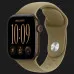 Apple Watch Series 12 GPS, 42mm Dark Bronze Aluminum Case with Olive Sport Band (M/L)