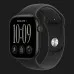 Apple Watch Series 12 GPS, 42mm Black Aluminum Case with Black Sport Band (M/L)