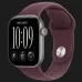 Apple Watch Series 12 GPS, 46mm Space Gray Aluminum Case with Burgundy Sport Band (S/M)