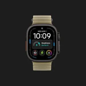 Apple Watch Ultra 4 GPS + LTE, 49mm Black Titanium Case with Translucent Kelp Ocean Band