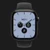 Apple Watch Series 12 GPS + LTE, 42mm Night Blue Ceramic Case with Black Sport Band (S/M)