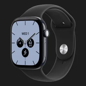 Apple Watch Series 12 GPS + LTE, 42mm Night Blue Ceramic Case with Black Sport Band (S/M)