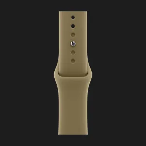 Apple Watch Series 12 GPS, 46mm Dark Bronze Aluminum Case with Olive Sport Band (S/M)