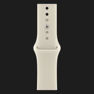 Apple Watch Series 12 GPS, 46mm Light Gold Aluminum Case with Sand Sport Band (S/M)