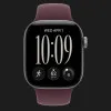 Apple Watch Series 12 GPS, 46mm Space Gray Aluminum Case with Burgundy Sport Band (S/M)