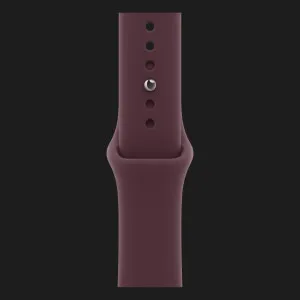 Apple Watch Series 12 GPS, 46mm Space Gray Aluminum Case with Burgundy Sport Band (M/L)