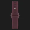 Apple Watch Series 12 GPS, 46mm Space Gray Aluminum Case with Burgundy Sport Band (S/M)