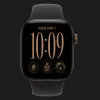 Apple Watch Series 12 GPS, 42mm Dark Bronze Aluminum Case with Black Sport Band (S/M)