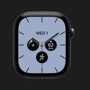 Apple Watch Series 12 GPS + LTE, 42mm Night Blue Ceramic Case with Black Sport Band (S/M)