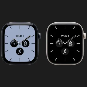 Apple Watch Series 12 GPS + LTE, 42mm Night Blue Ceramic Case with Black Sport Band (S/M)