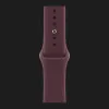 Apple Watch Series 12 GPS, 42mm Dark Bronze Aluminum Case with Burgundy Sport Band (M/L)