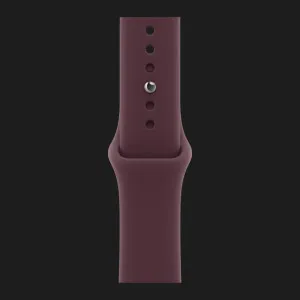 Apple Watch Series 12 GPS, 46mm Dark Bronze Aluminum Case with Burgundy Sport Band (M/L)