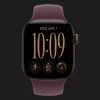Apple Watch Series 12 GPS, 42mm Dark Bronze Aluminum Case with Burgundy Sport Band (M/L)