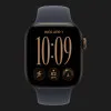 Apple Watch Series 12 GPS, 42mm Dark Bronze Aluminum Case with Navy Blue Sport Band (M/L)