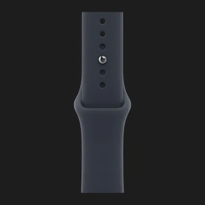 Apple Watch Series 12 GPS, 46mm Dark Bronze Aluminum Case with Navy Blue Sport Band (M/L)