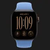 Apple Watch Series 12 GPS, 46mm Dark Bronze Aluminum Case with Wildflower Blue Sport Band (M/L)
