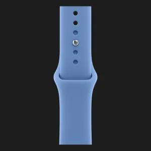 Apple Watch Series 12 GPS, 46mm Dark Bronze Aluminum Case with Wildflower Blue Sport Band (M/L)