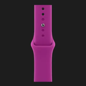 Apple Watch Series 12 GPS, 46mm Dark Bronze Aluminum Case with Magenta Sport Band (S/M)