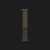 Apple Watch Ultra 4 GPS + LTE, 49mm Black Titanium Case with Dark Olive Alpine Loop - Medium