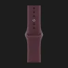 Apple Watch Series 12 GPS, 46mm Light Gold Aluminum Case with Burgundy Sport Band (M/L)