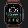  Apple Watch Ultra 4 GPS + LTE 49mm Black Titanium Case with Burgundy Alpine Loop - Medium