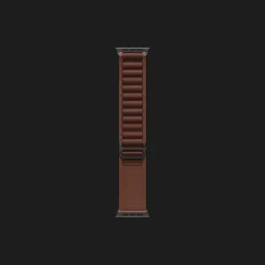  Apple Watch Ultra 4 GPS + LTE 49mm Black Titanium Case with Burgundy Alpine Loop - Small (MJC04)