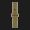 Apple Watch Series 12 GPS, 46mm Light Gold Aluminum Case with Olive Sport Band (S/M)