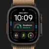 Apple Watch Ultra 4 GPS + LTE, 49mm Black Titanium Case with Desert Alpine Loop - Medium