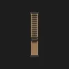 Apple Watch Ultra 4 GPS + LTE, 49mm Black Titanium Case with Desert Alpine Loop - Medium