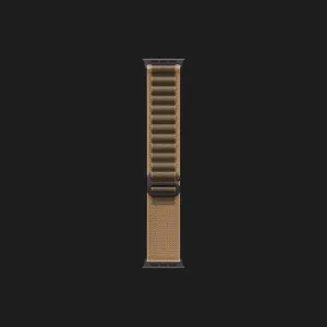Apple Watch Ultra 4 GPS + LTE, 49mm Black Titanium Case with Desert Alpine Loop - Large (MJAG4)