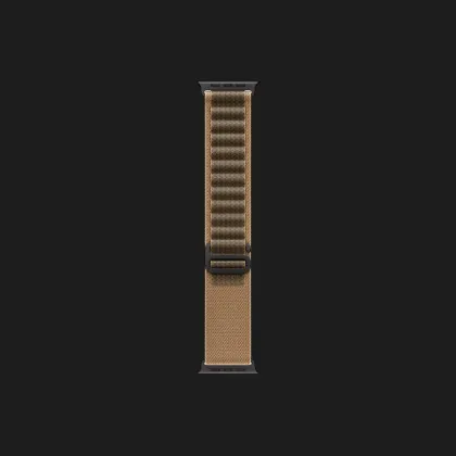 Apple Watch Ultra 4 GPS + LTE, 49mm Black Titanium Case with Desert Alpine Loop - Medium
