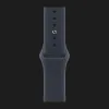 Apple Watch Series 12 GPS, 46mm Light Gold Aluminum Case with Navy Blue Sport Band (S/M)