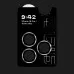 Защитное стекло 9:42 для камери iPhone 18 Pro/18 Pro Max (Silver)