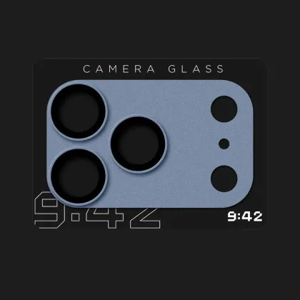 Захисне скло 9:42 Full Cover для камери iPhone 18 Pro (Glacier Blue)