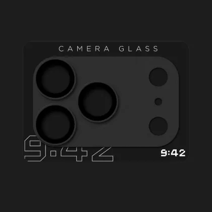 Захисне скло 9:42 Full Cover для камери iPhone 18 Pro (Black)
