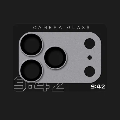 Захисне скло 9:42 Full Cover для камери iPhone 18 Pro (Silver)