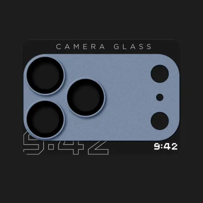 Захисне скло 9:42 Full Cover для камери iPhone 18 Pro Max (Glacier Blue)