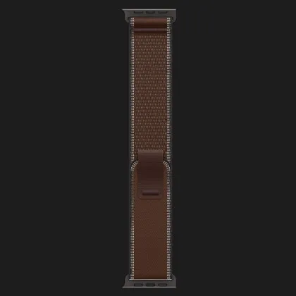 Apple Watch Ultra 4 GPS + LTE, 49mm Black Titanium Case with Dark Umber Trail Loop - M/L