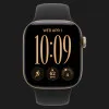 Apple Watch Series 12 GPS, 46mm Light Gold Aluminum Case with Black Sport Band (M/L)