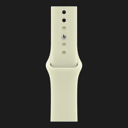 Apple Watch Series 12 GPS, 46mm Light Gold Aluminum Case with Pale Succulent Sport Band (M/L)
