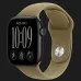 Apple Watch Series 12 GPS, 46mm Black Aluminum Case with Olive Sport Band (M/L)