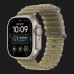 Apple Watch Ultra 4 GPS + LTE, 49mm Natural Titanium Case with Translucent Kelp Ocean Band