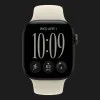 Apple Watch Series 12 GPS, 46mm Black Aluminum Case with Sand Sport Band (M/L)