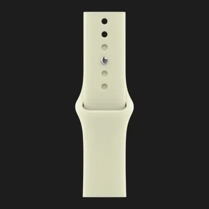 Apple Watch Series 12 GPS, 46mm Black Aluminum Case with Pale Succulent Sport Band (M/L)