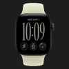 Apple Watch Series 12 GPS, 46mm Black Aluminum Case with Pale Succulent Sport Band (M/L)