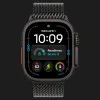 Apple Watch Ultra 4 GPS + LTE 49mm Black Titanium Case with Black Titanium Milanese Loop - Large