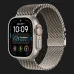 Apple Watch Ultra 4 GPS + LTE 49mm Natural Titanium Case with Natural Titanium Milanese Loop - Large